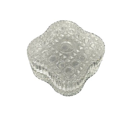 Other - Fun Shaped Pressed Glass Trinket Box